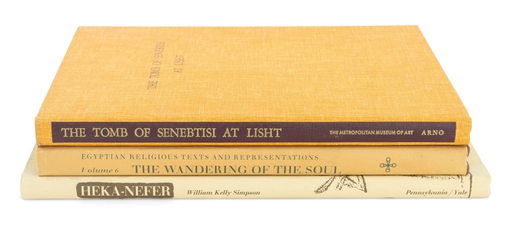 Books on Egyptian Expeditions, 3: Collection of Three Books on Egyptian Expeditions, comprising: "The Tomb of Senebtisi at Light", Mace, Arthur C. and Winlock, Herbert E., 1973, "Heka-Nefer and the Dynastic Material form Toshka and Ar