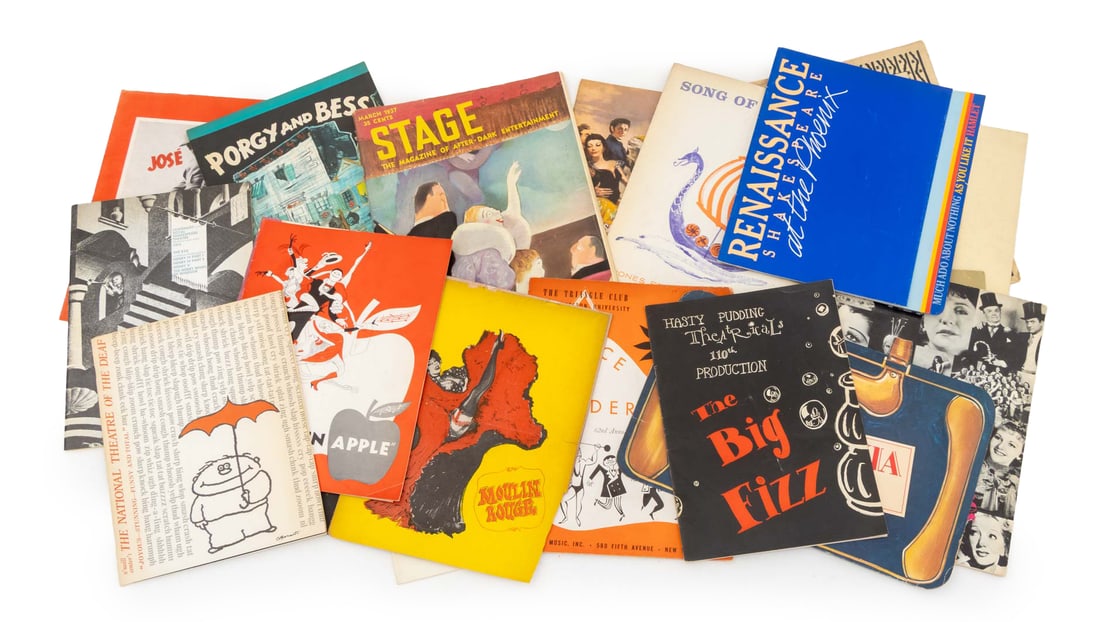 Theatre Programs and Magazines, 22: Collection of 22 Theatre Programs and Magazines, comprising: "Moulin Rouge", "Porgy and Bess", "The Boy Friend", "Jose Greco", "The Golden Apple", "Song of Norway", "Hans Christian Anderson", "Rodgers