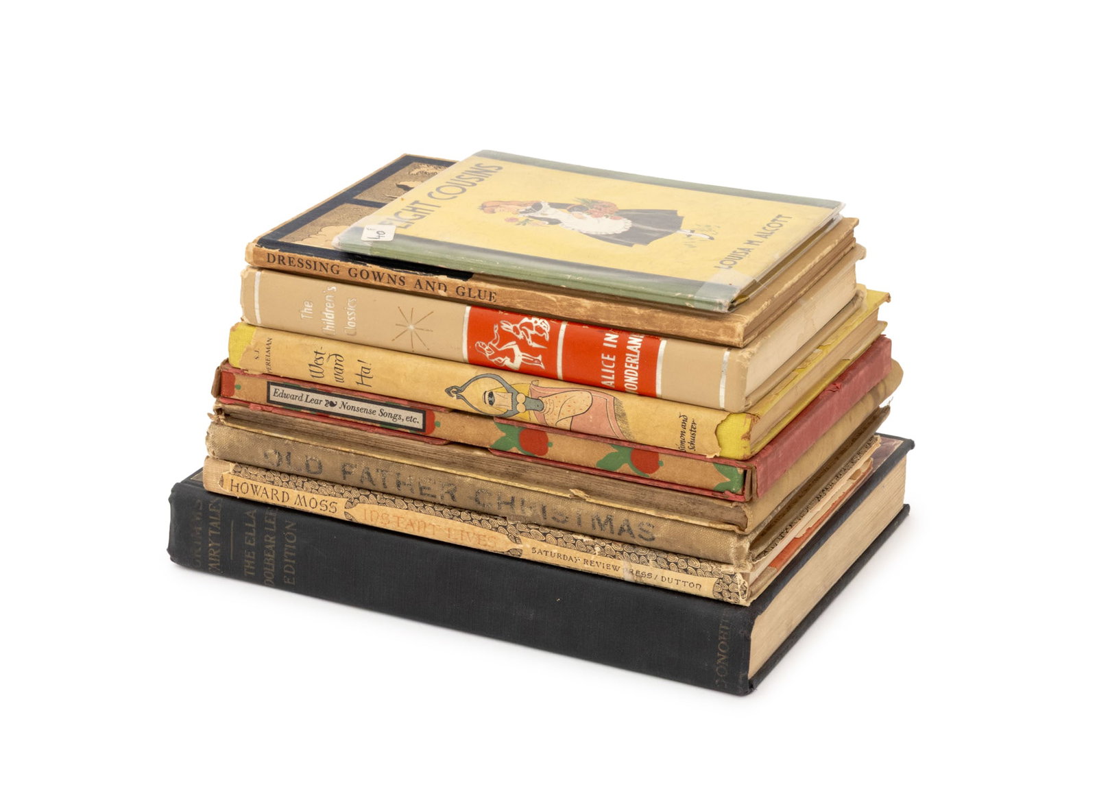 Illustrated Literature Books, 9: Collection of Nine Illustrated Literature Books, comprising: "Westward Ha! Around the World in 80 Cliches", Perelman, S.J., illus. Hirshfeld, Al, "Instant Lives", Moss, Howard, illus.: Gorey, Edward, 