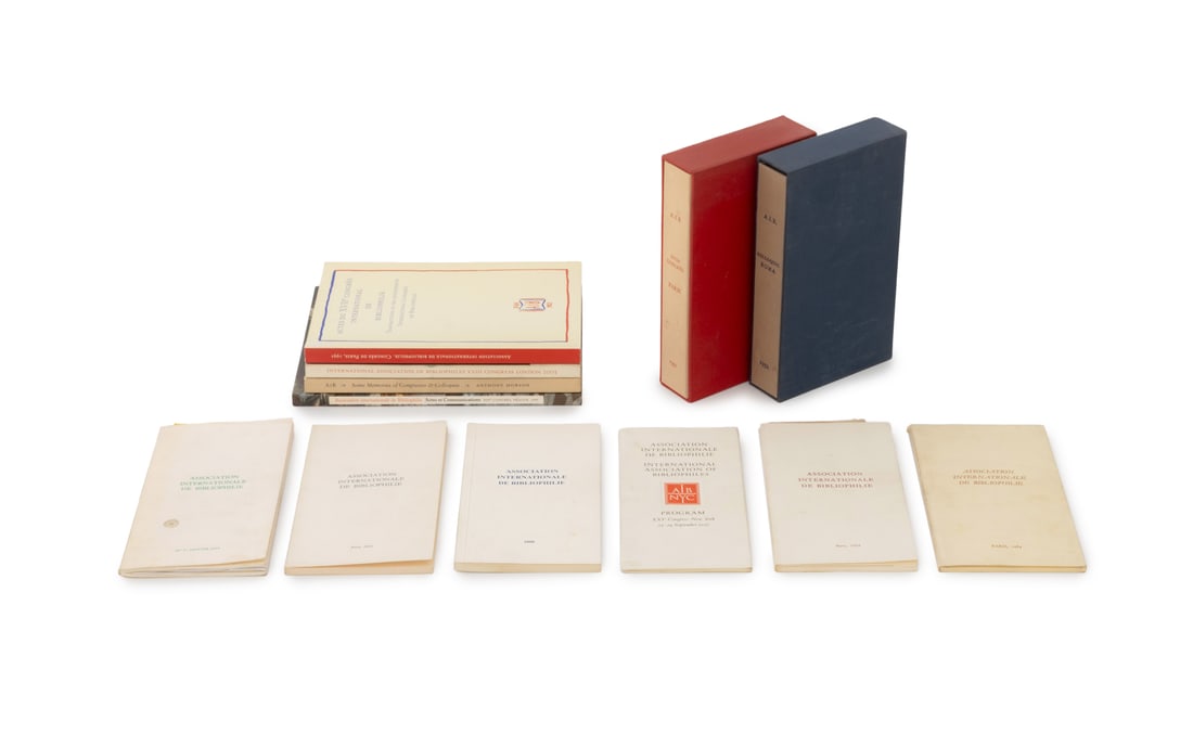 Internationale de Bibliophilie (AIB) Programs, 12 (1 of 12)