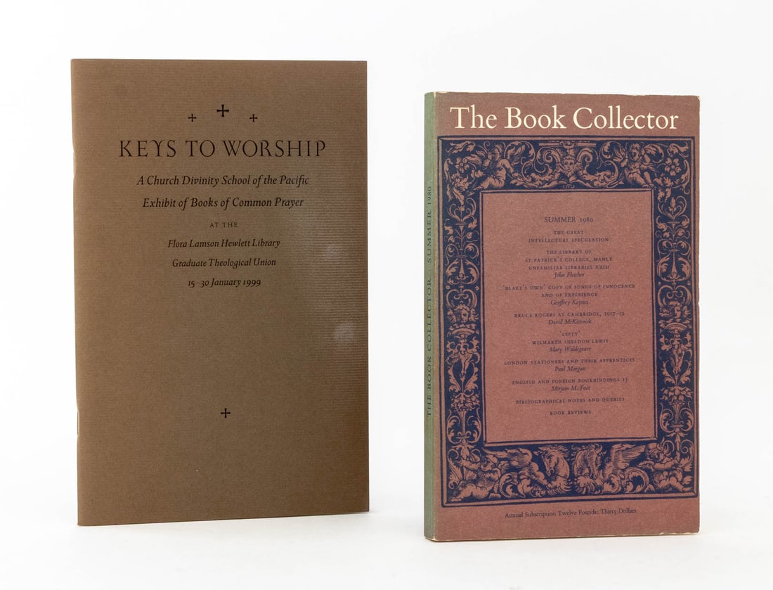Pamphlets and Monographs on Books, Etc., 17 - 12
