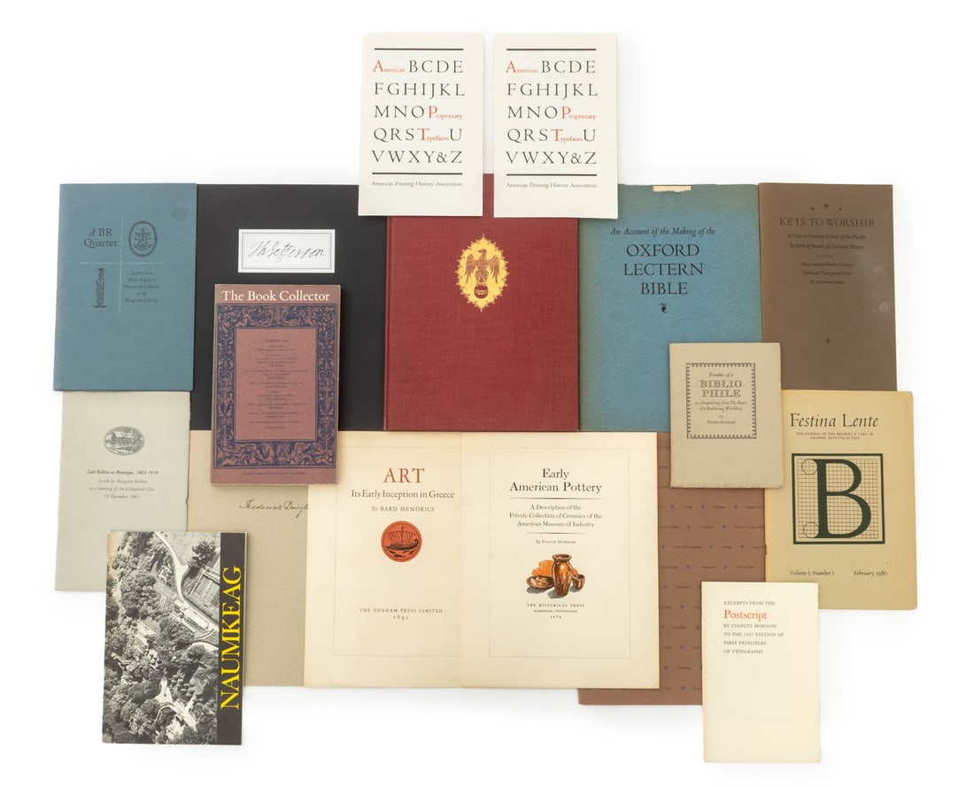 Pamphlets and Monographs on Books, Etc., 17 (1 of 17)