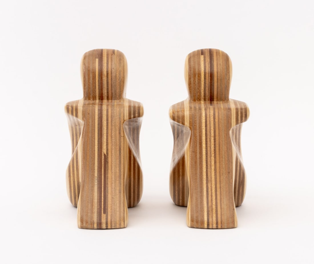 Robert Hargrave Figurative Bookends, Pair - 5