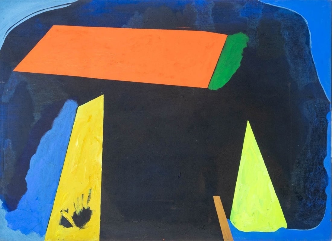 Jack Roth Untitled Acrylic on Canvas, ca. 1975 (1 of 7)
