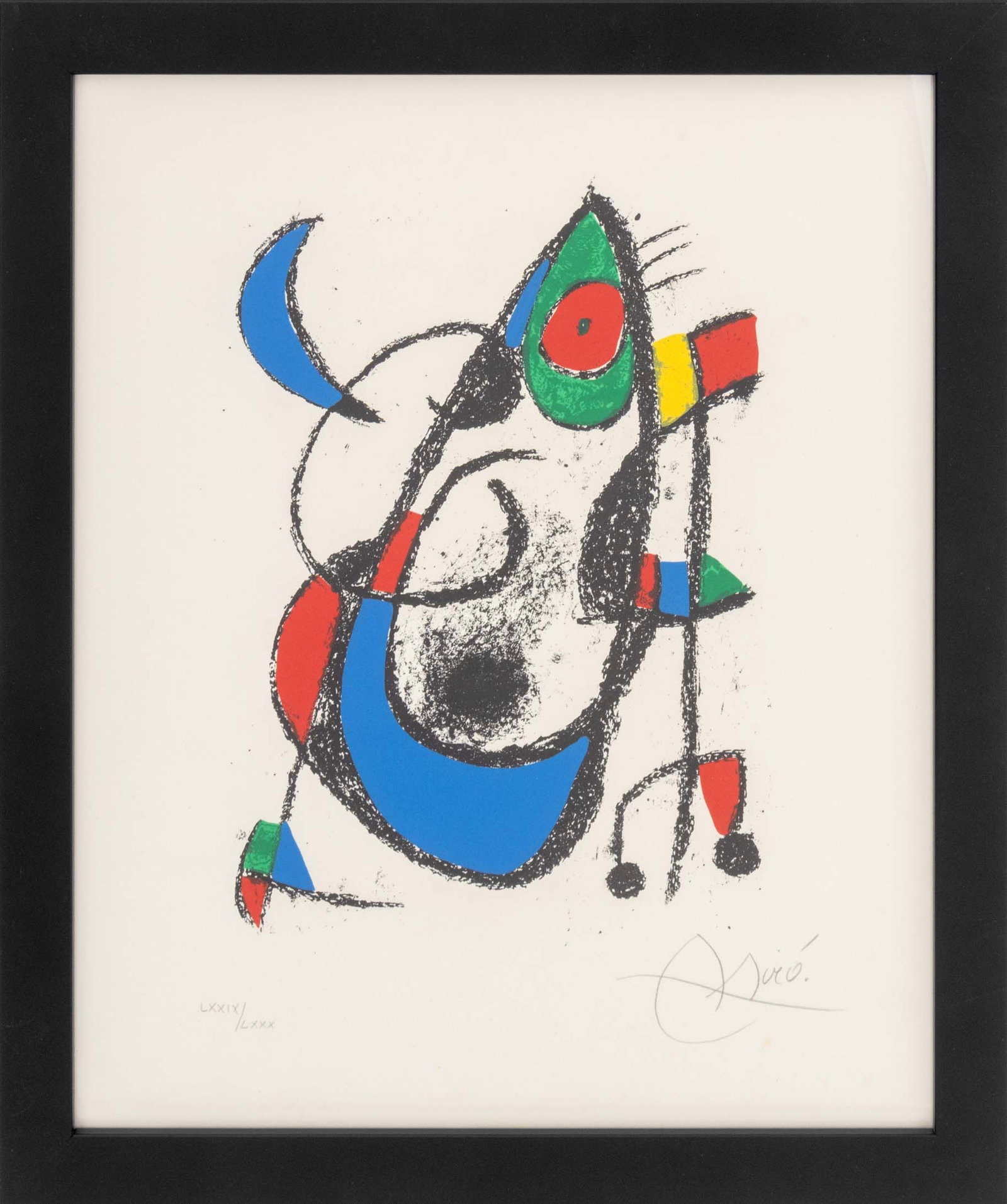Joan Miro "Lithograph XI" Lithograph, 1975 (1 of 9)