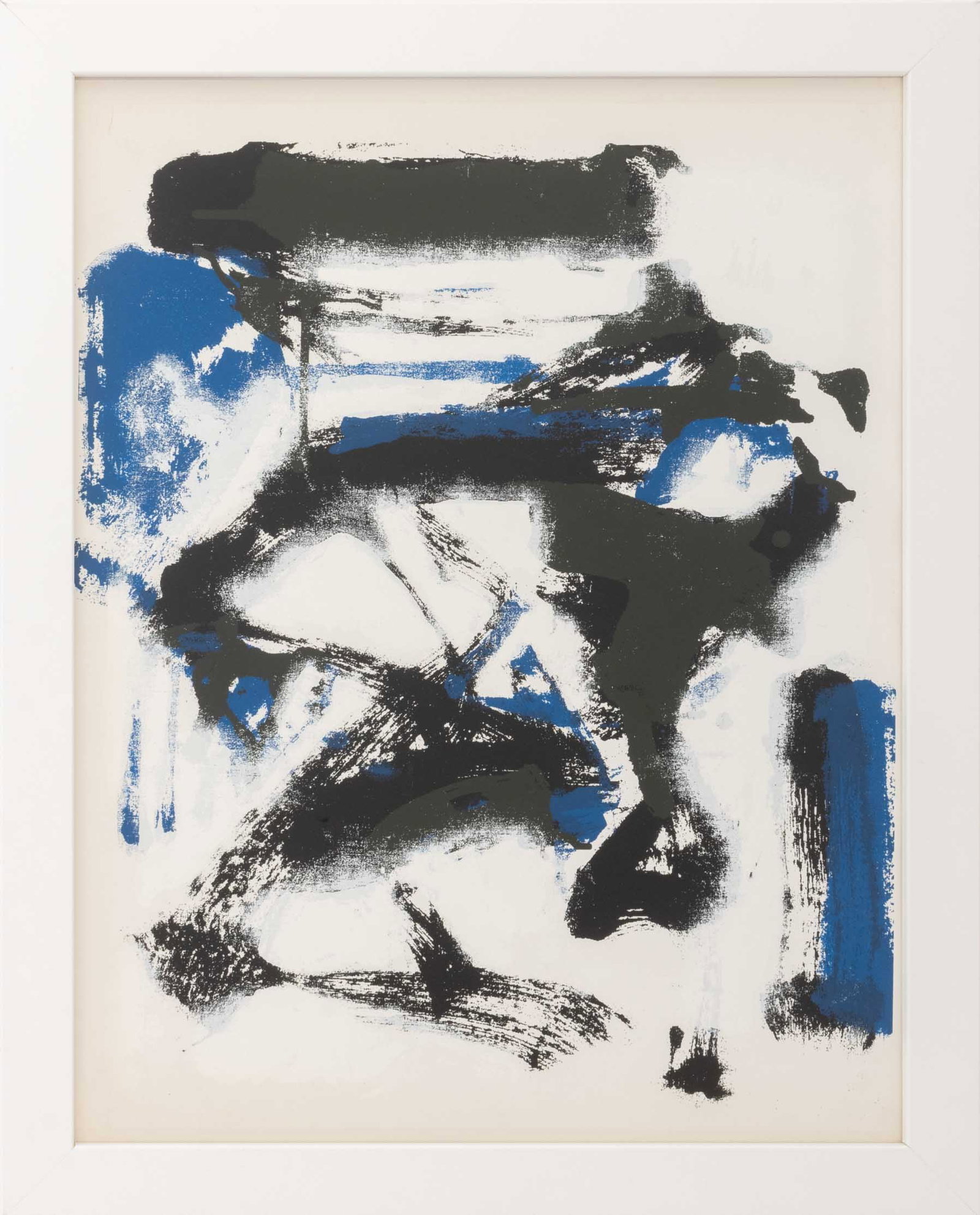 Joan Mitchell Untitled (Black & Blue) Screenprint (1 of 5)