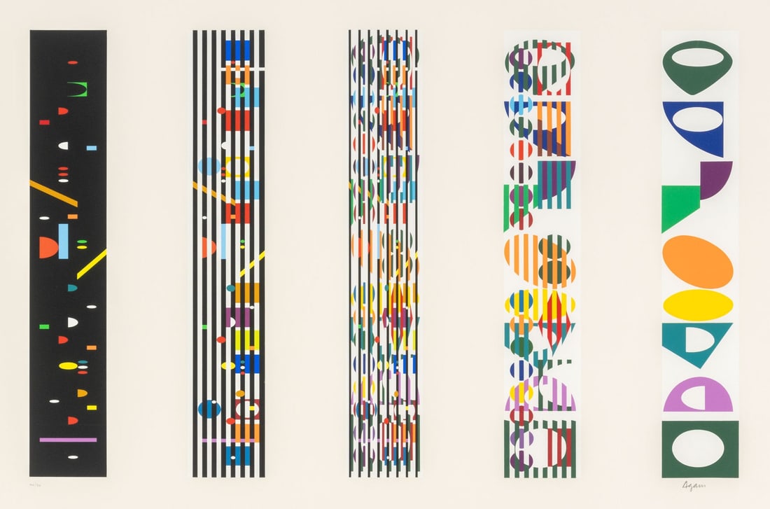 Yaacov Agam "Time Change" Screenprint, 1980 - 2