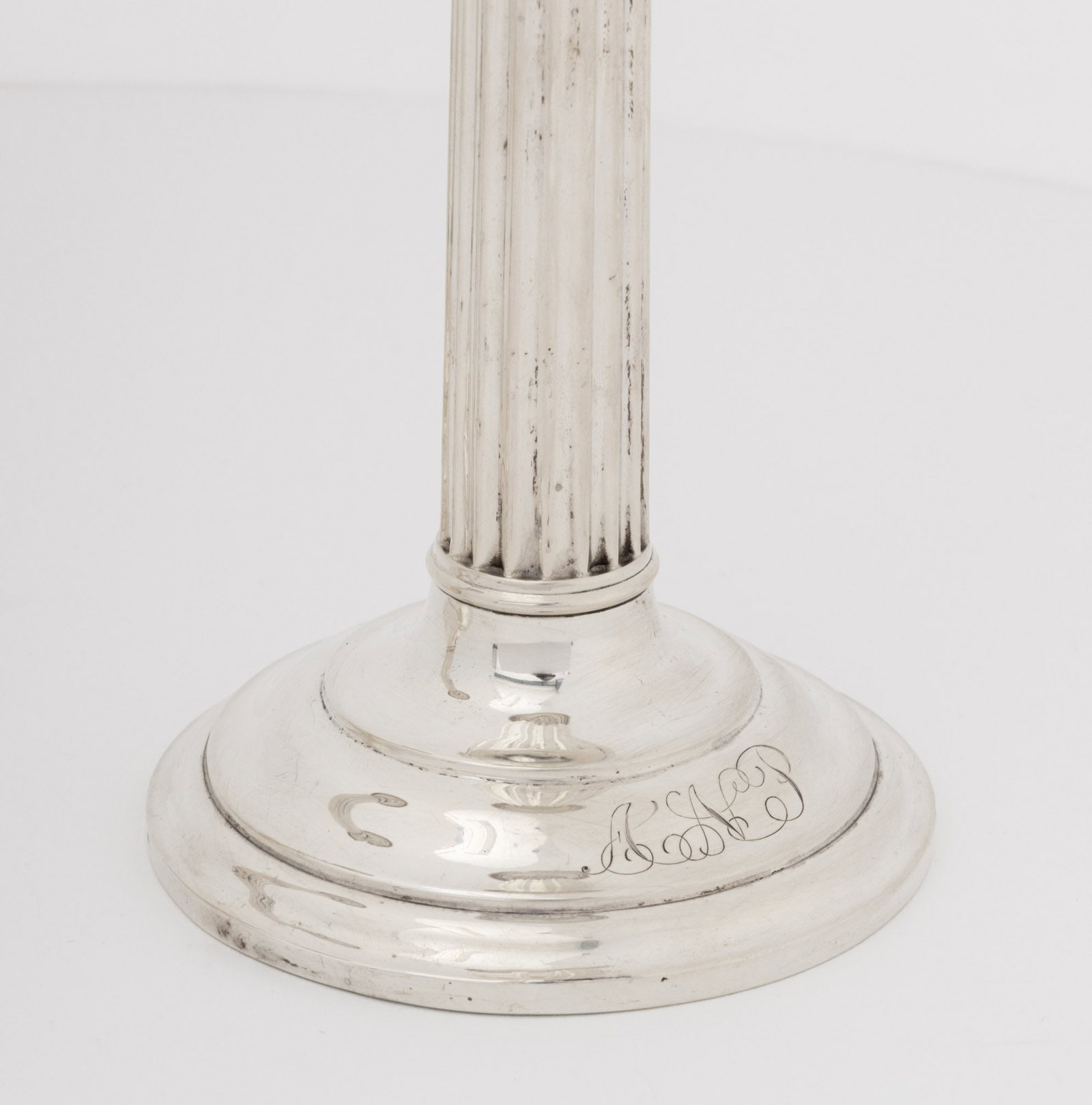 Gorham Sterling Silver Columnar Candlesticks, 4 - 10