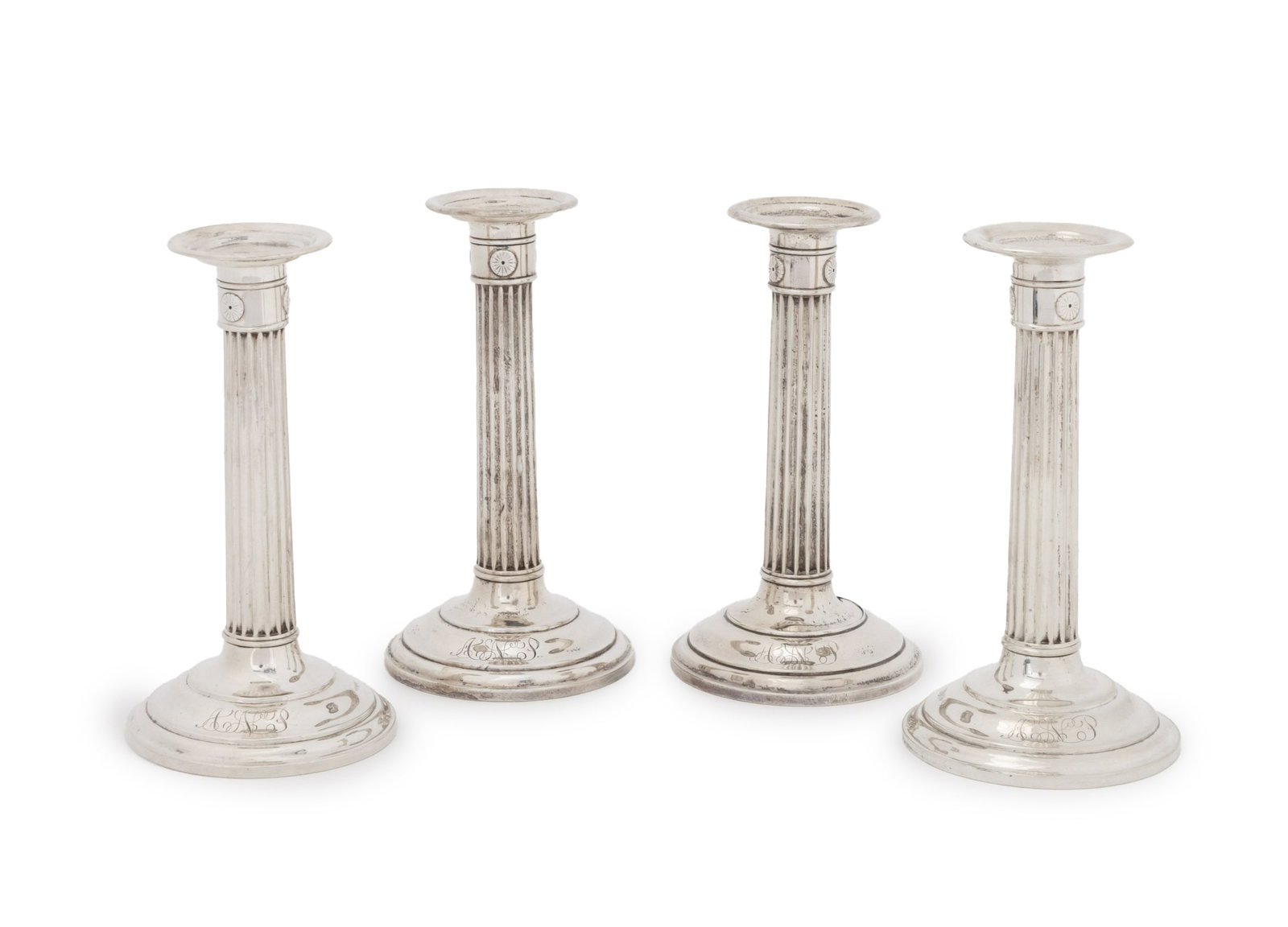 Gorham Sterling Silver Columnar Candlesticks, 4 (1 of 13)