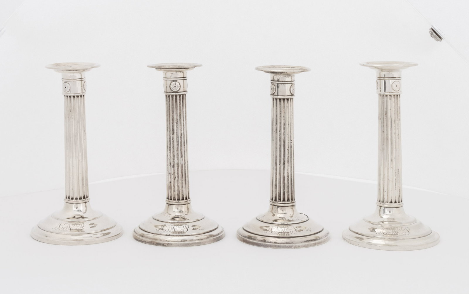 Gorham Sterling Silver Columnar Candlesticks, 4 - 2