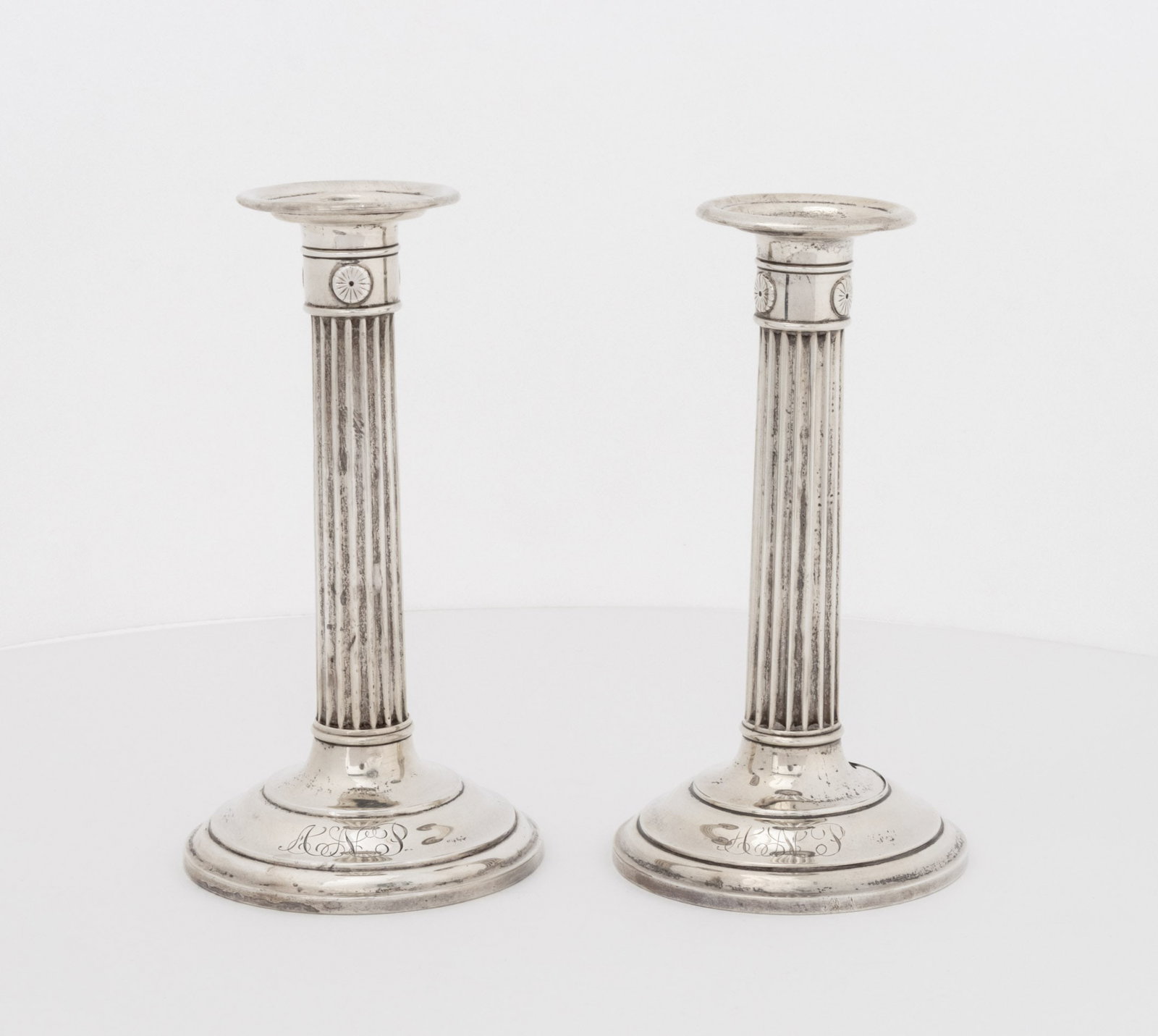 Gorham Sterling Silver Columnar Candlesticks, 4 - 3