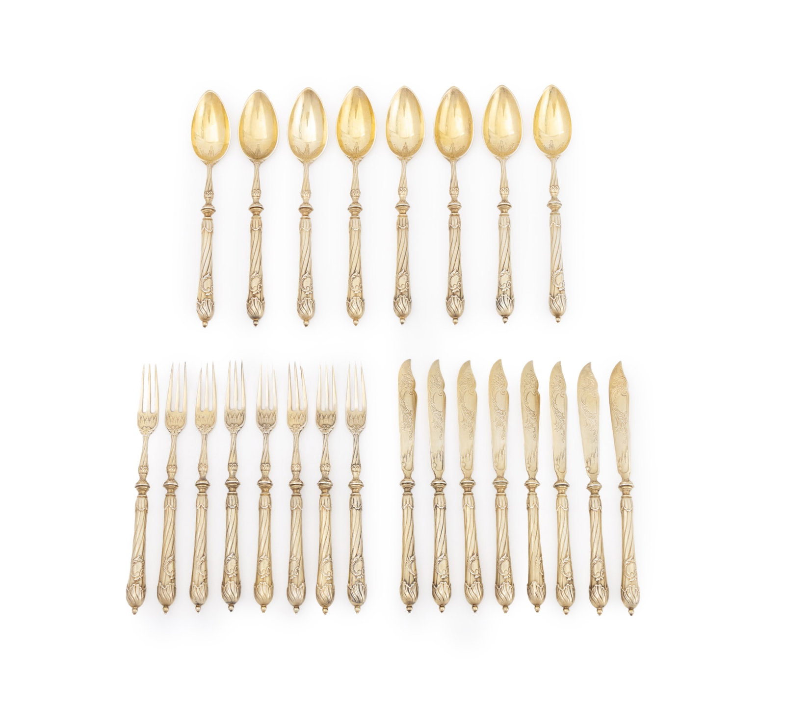 German Art Nouveau Silver Flatware Service for 8 (1 of 7)