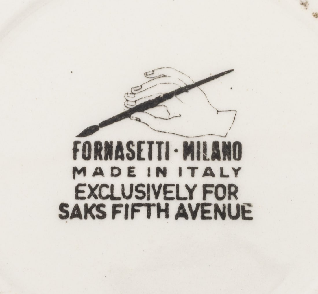 Fornasetti x Saks Roman Chariot Porcelain, 8 Pcs. - 5