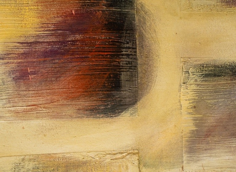 Large Found Object Abstract Mixed Media Panel - 5