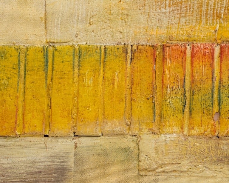 Large Found Object Abstract Mixed Media Panel - 6