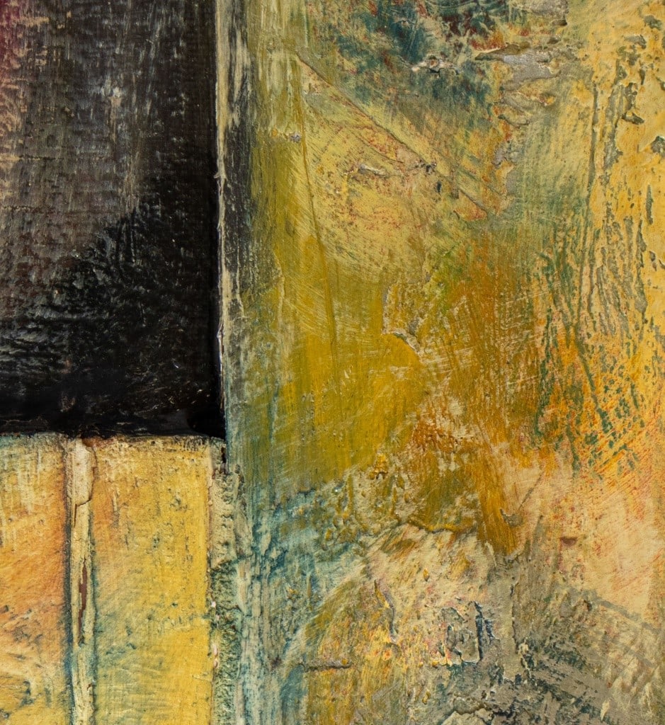 Large Found Object Abstract Mixed Media Panel - 7