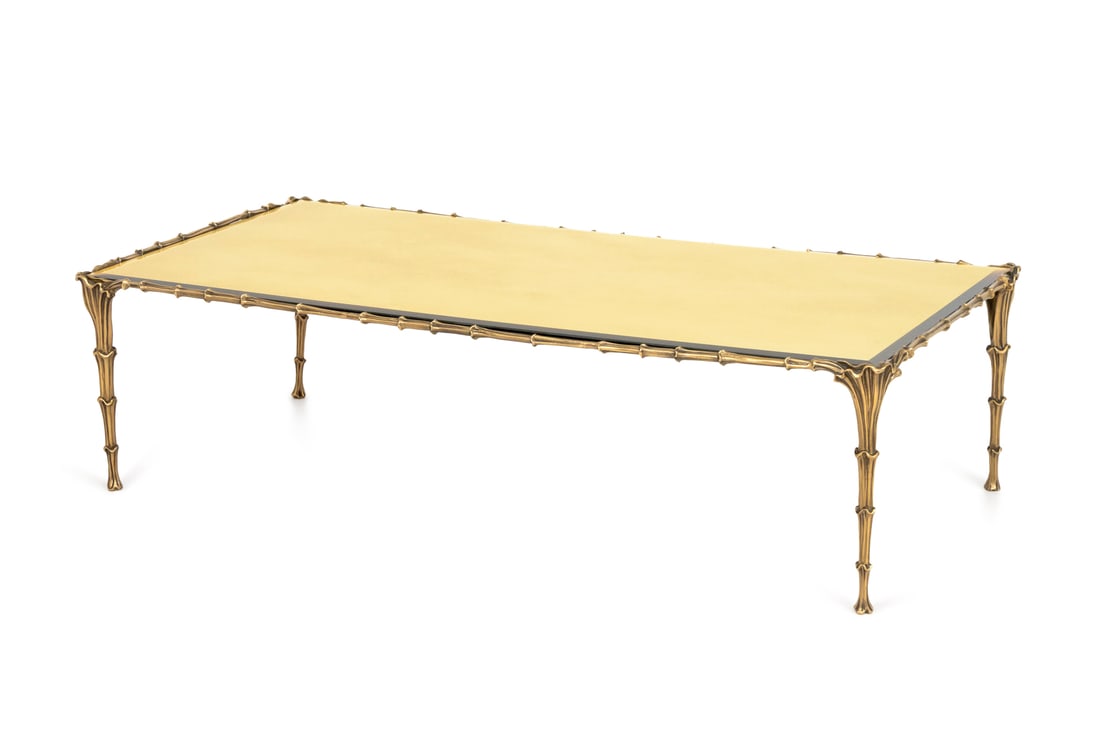 Maison Jansen Style Brass Coffee Table (1 of 8)