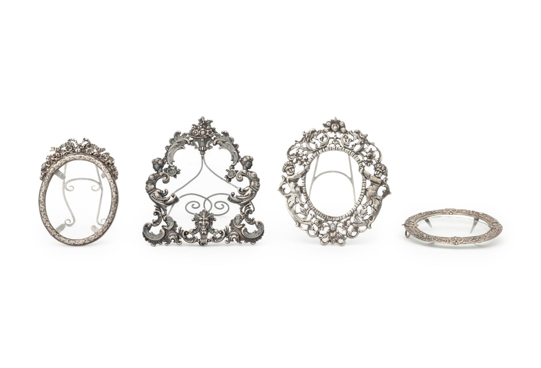 Rococo Style Silver Picture Frames, 4 (1 of 15)