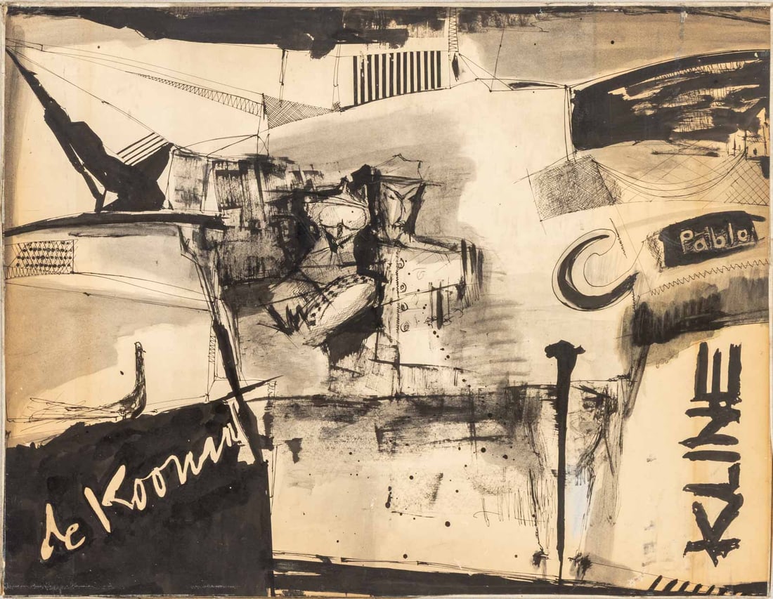 Agudelo Abstract Composition Assemblage, 1967 - 2