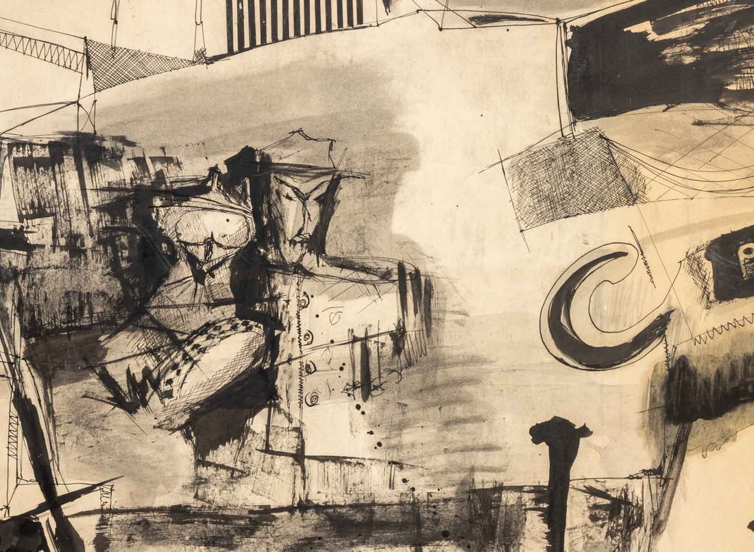Agudelo Abstract Composition Assemblage, 1967 - 6