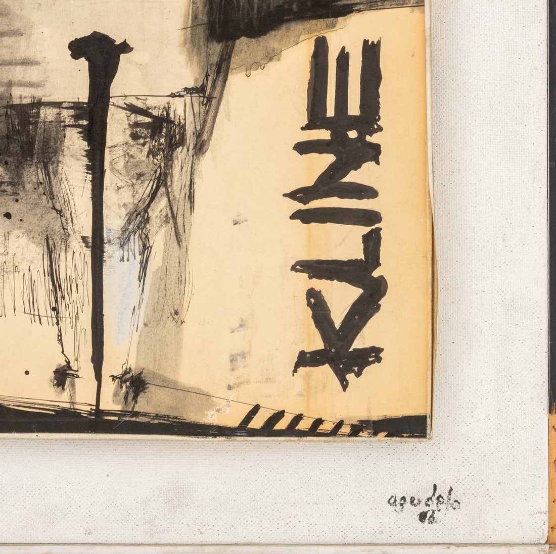Agudelo Abstract Composition Assemblage, 1967 - 8