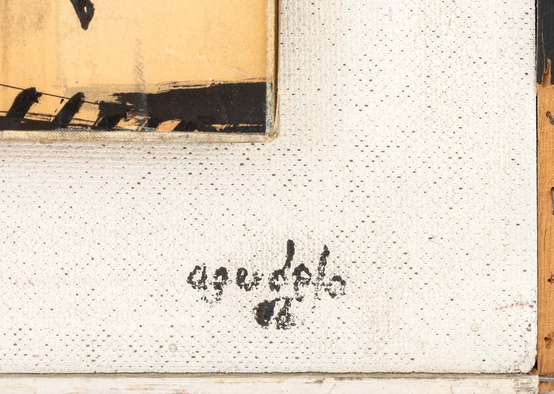 Agudelo Abstract Composition Assemblage, 1967 - 9