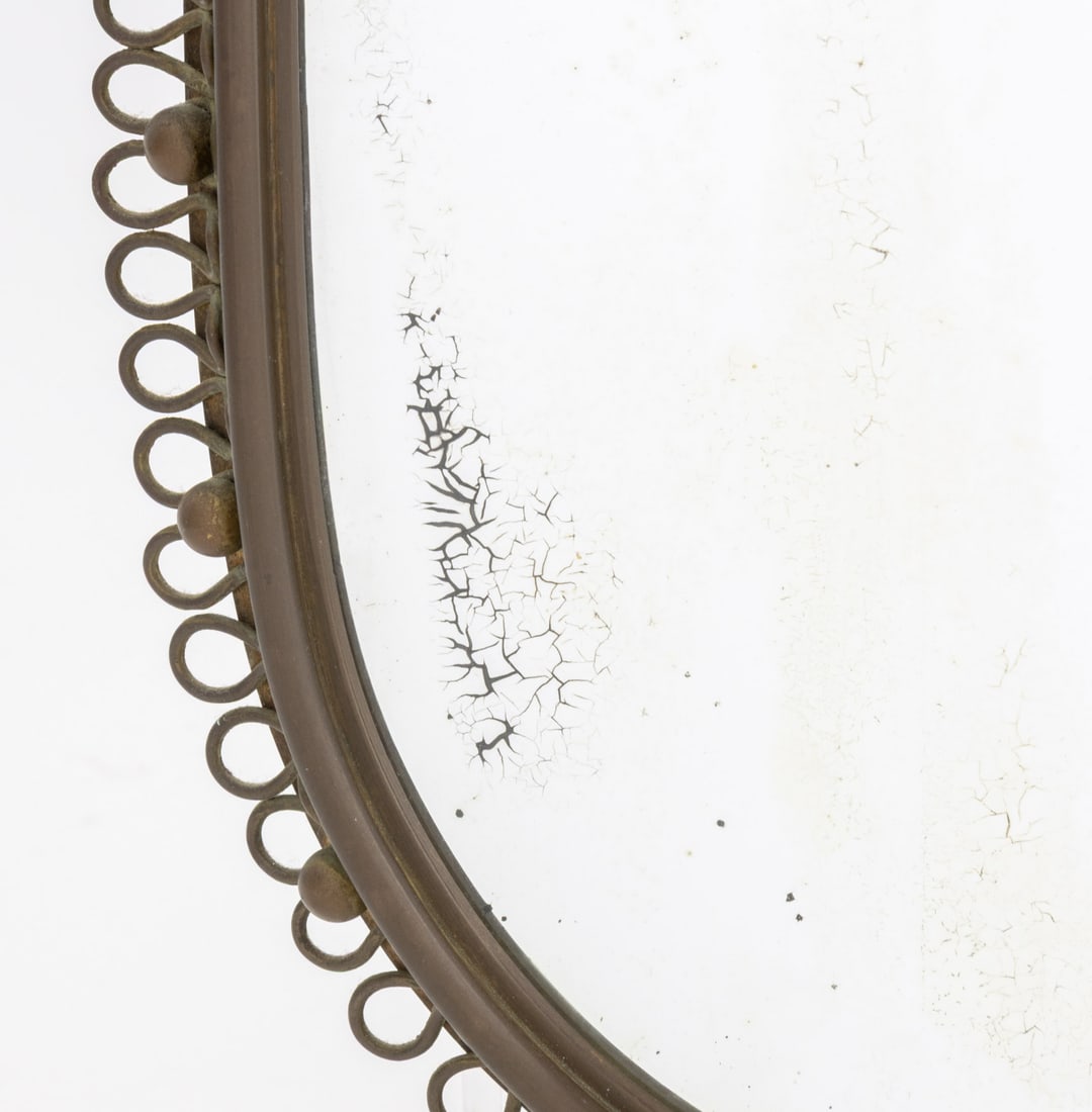 Josef Frank Brass Loop Framed Mirror - 4