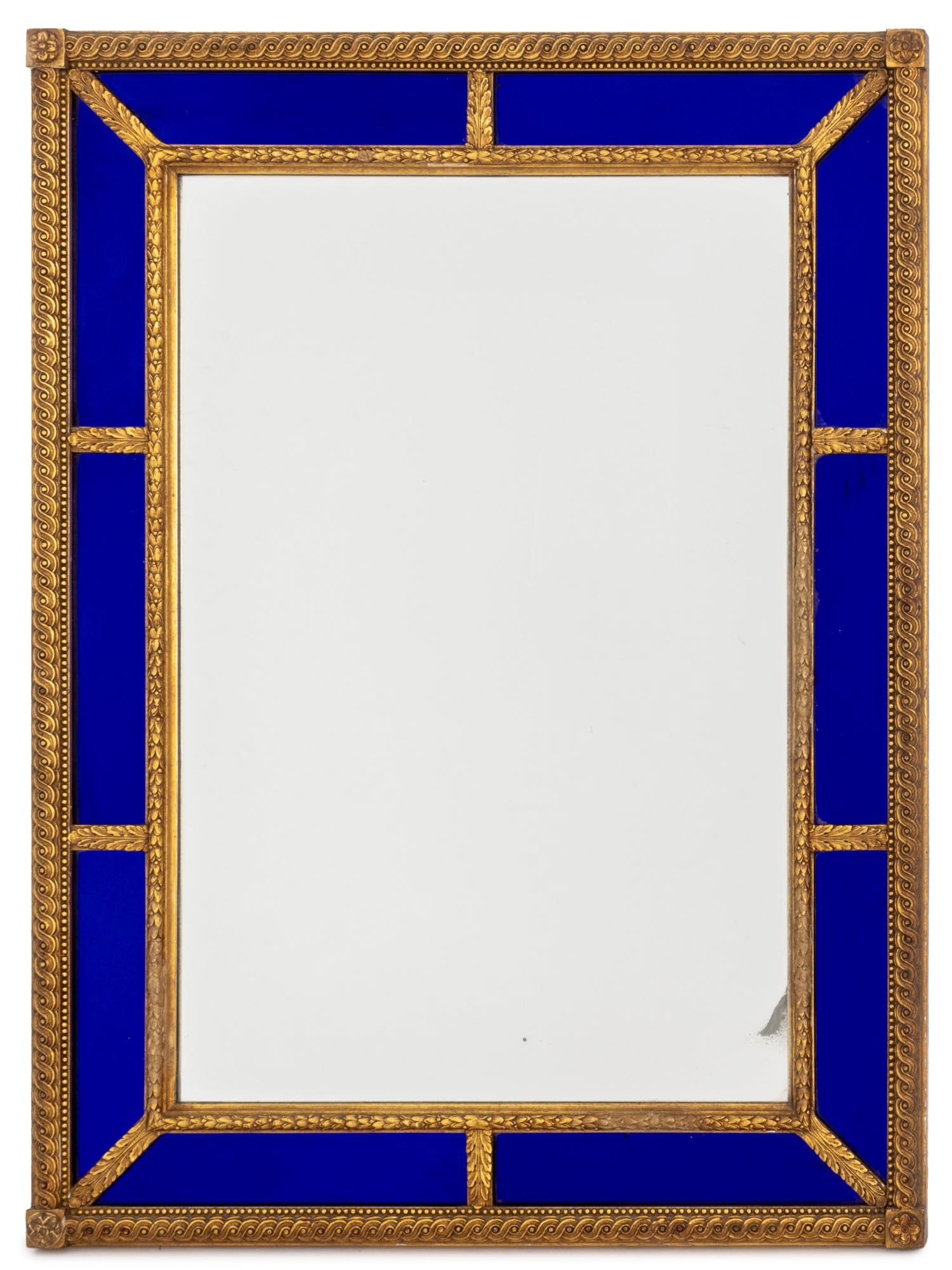 Swedish Baroque Style Giltwood Cushion-Cut Mirror (1 of 6)