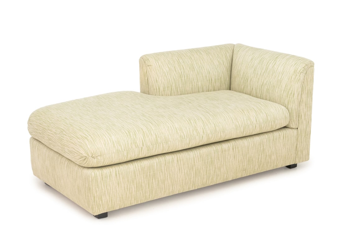Contemporary Upholstered Chaise Lounge (1 of 10)