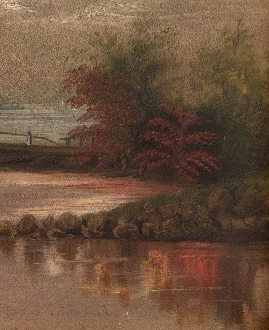 American School Autumn Landscape Oil, 1898 - 3