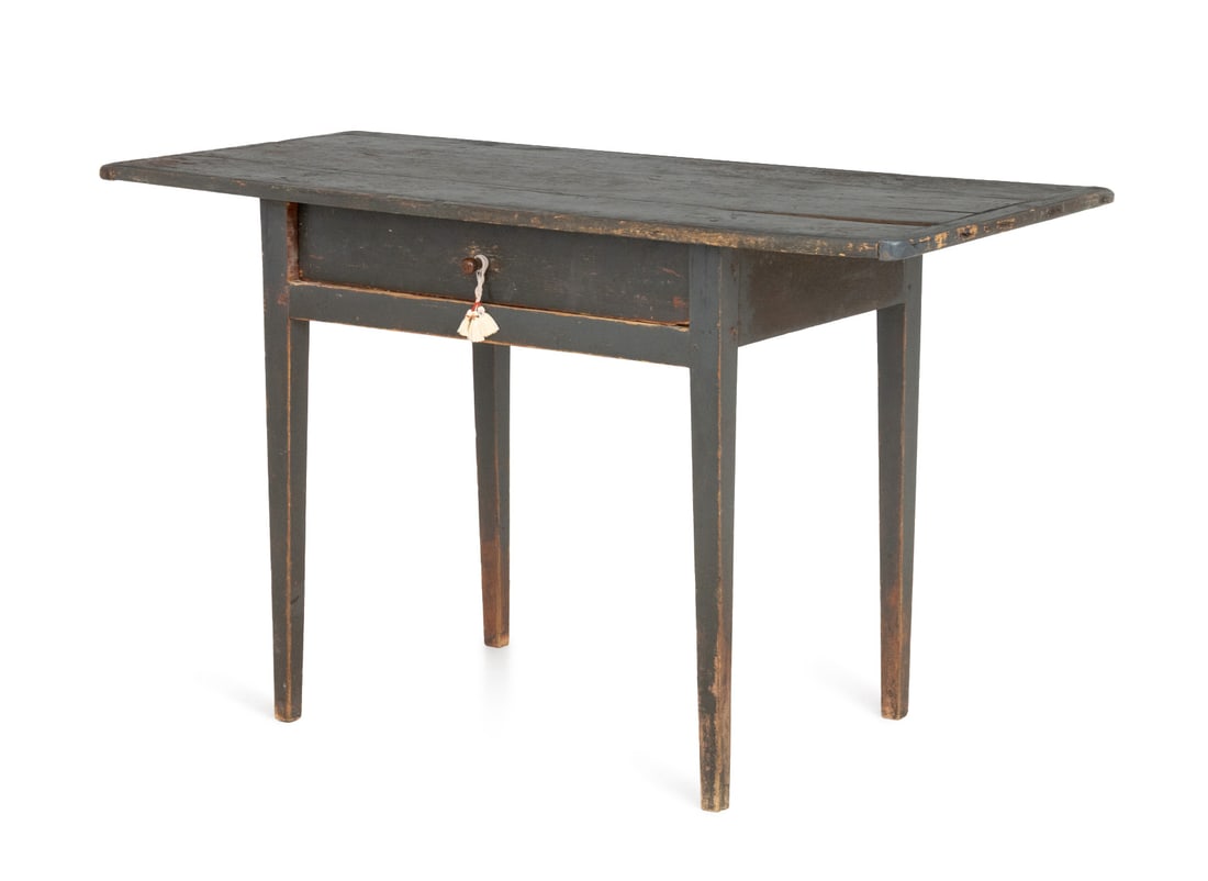 American Green Painted Pine Console Table (1 of 8)