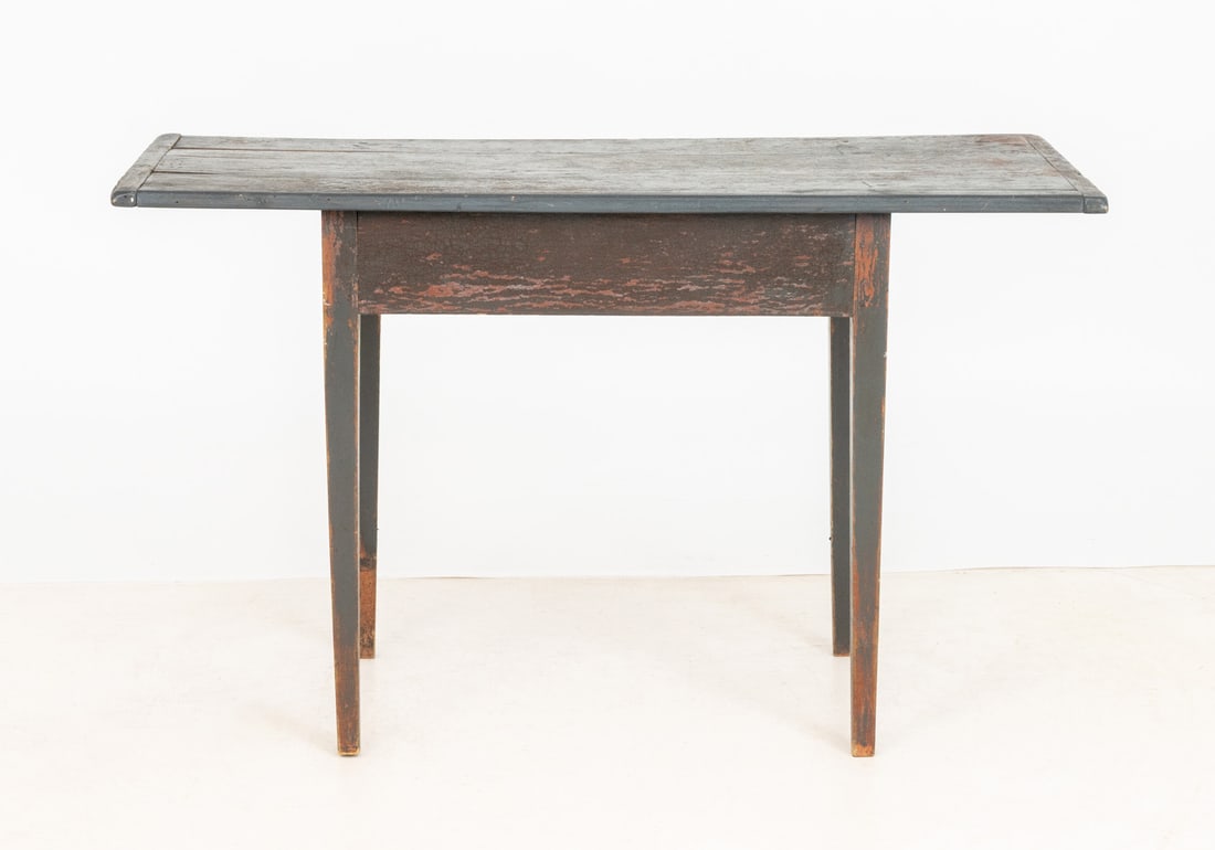 American Green Painted Pine Console Table - 8