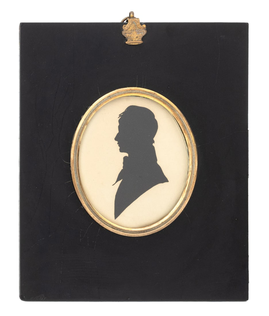 American Portrait of Gentleman Silhouette, 19th C. (1 of 5)