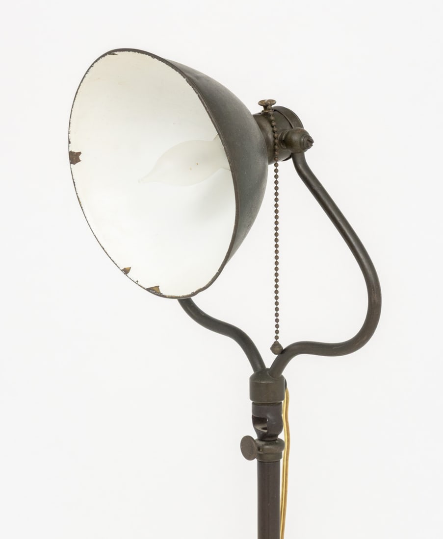 Arts and Crafts Wrought Iron Floor Lamp - 5