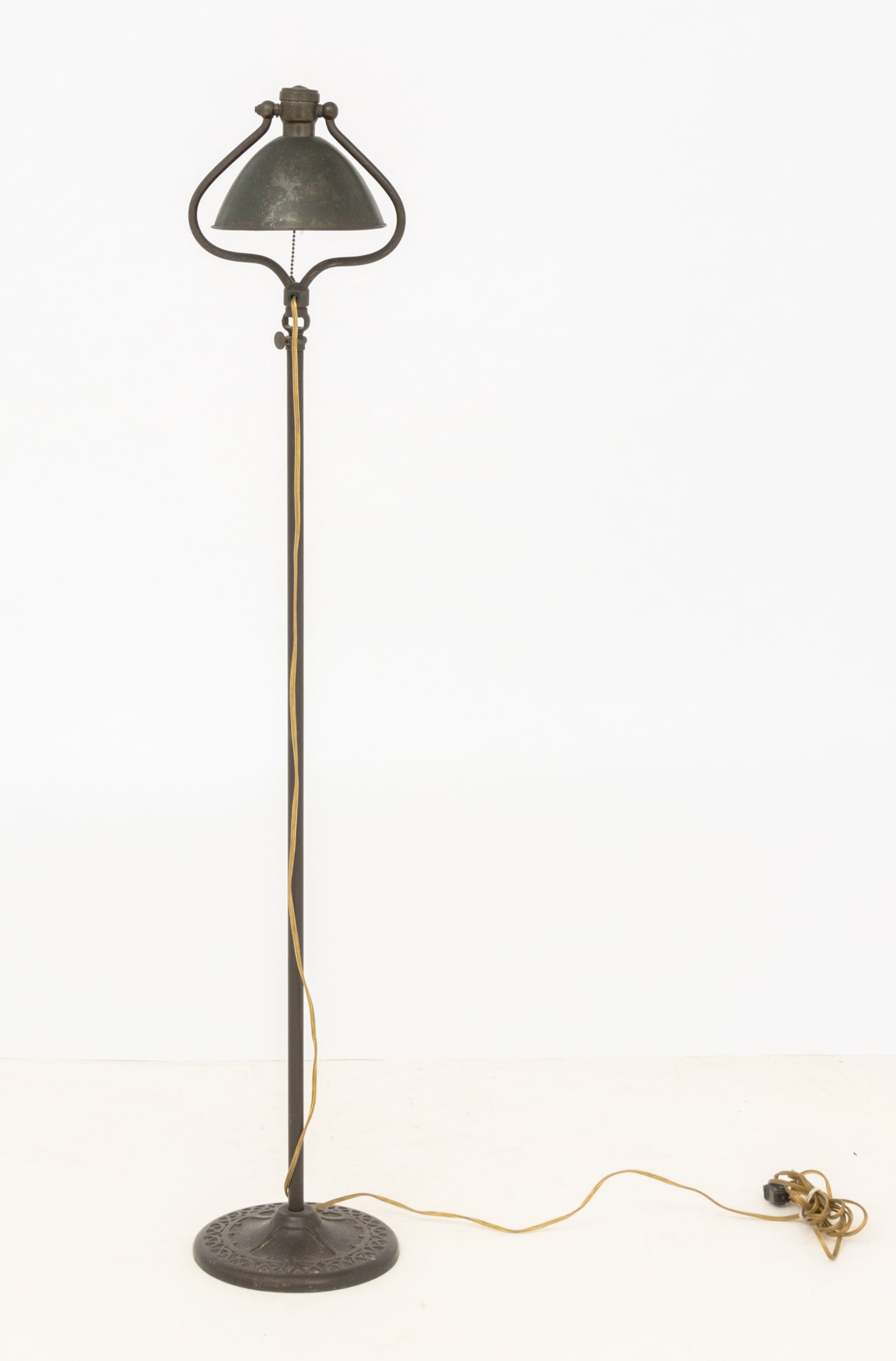 Arts and Crafts Wrought Iron Floor Lamp - 6