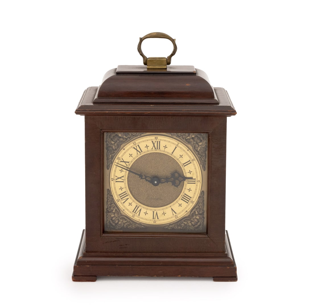 Tiffany & Co. Mahogany Cased Mantle Clock (1 of 10)