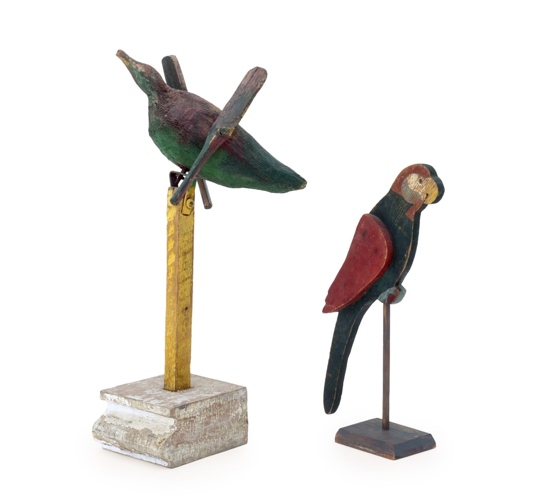 American Primitive Polychromed Bird Decoys, 2 (1 of 14)