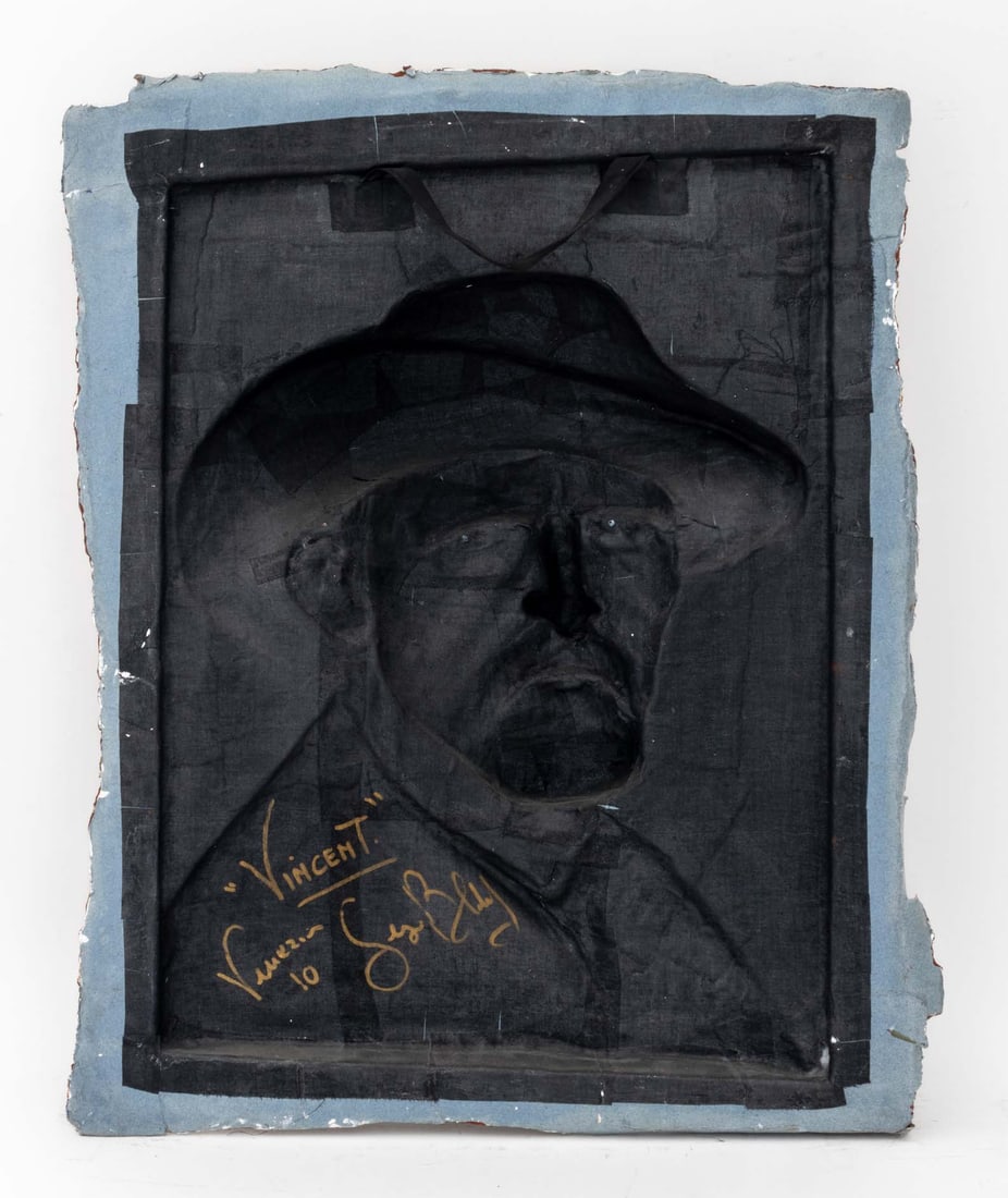 Illegibly Signed "Vincent" Relief Panel, 2010 - 10