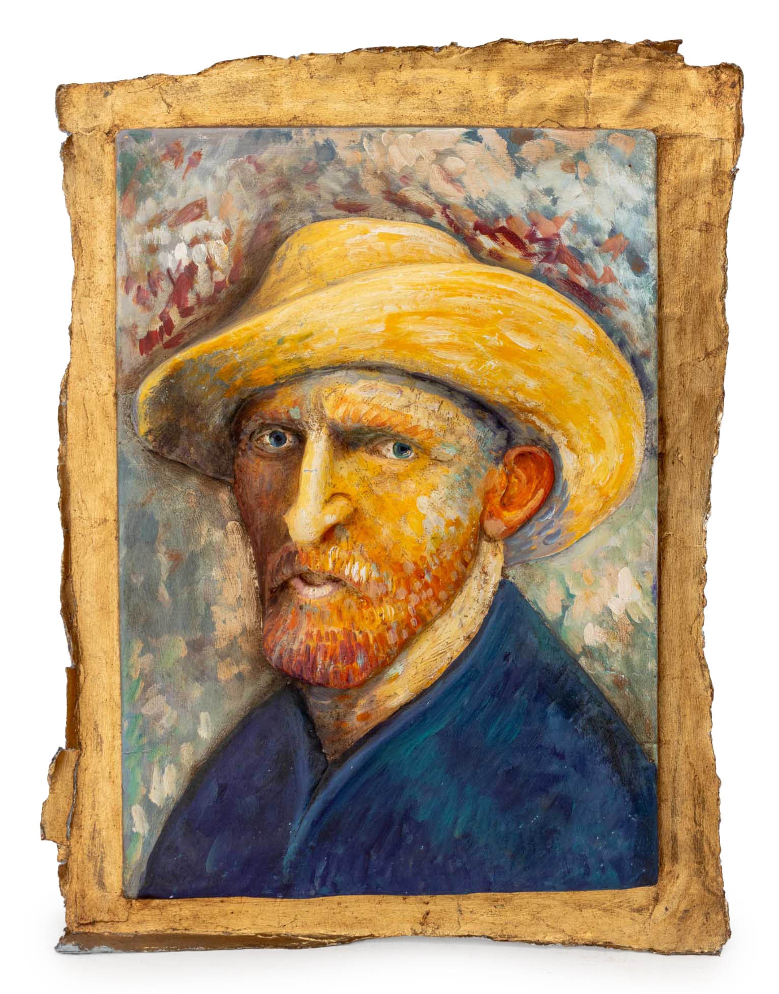 Illegibly Signed "Vincent" Relief Panel, 2010 (1 of 11)