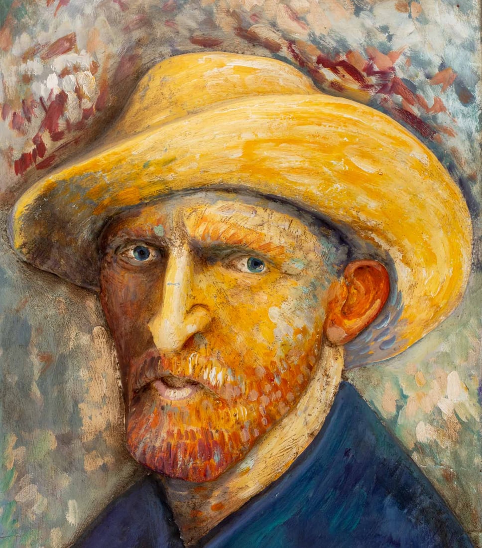 Illegibly Signed "Vincent" Relief Panel, 2010 - 3