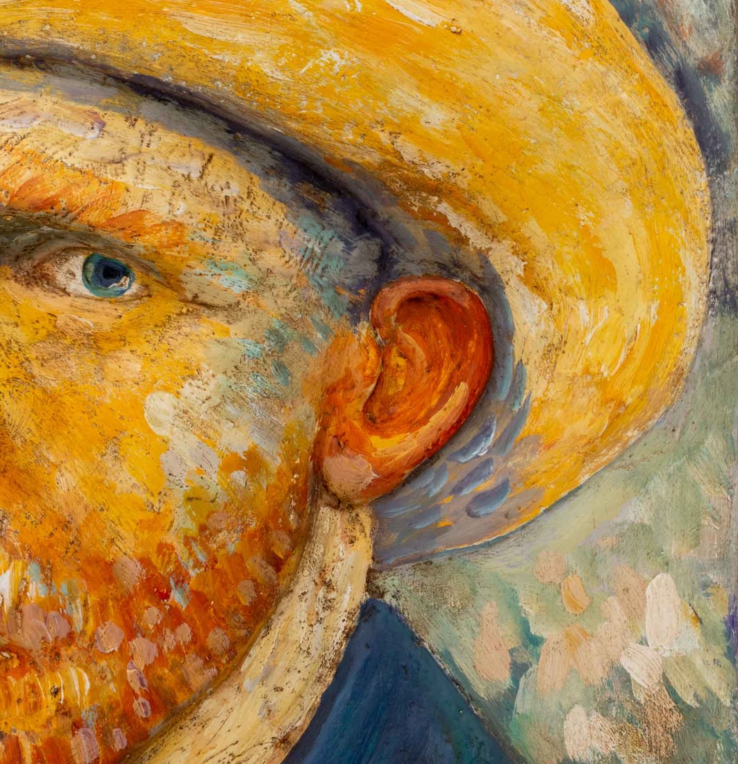 Illegibly Signed "Vincent" Relief Panel, 2010 - 6