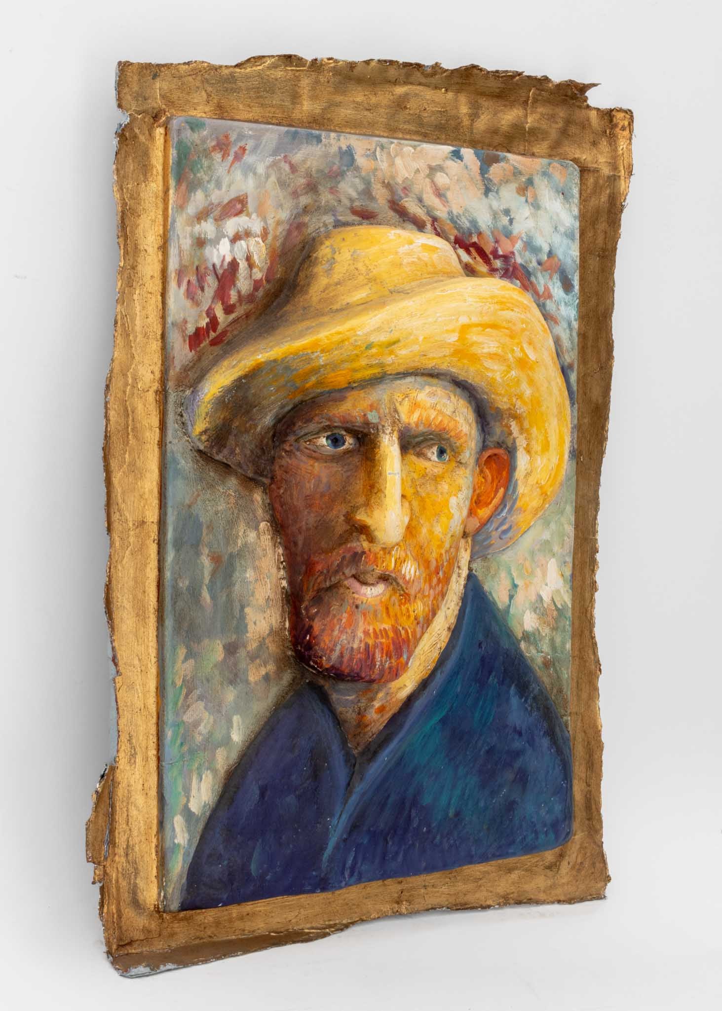 Illegibly Signed "Vincent" Relief Panel, 2010 - 9