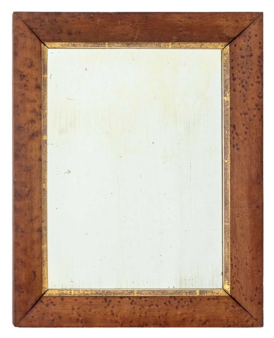 American Gilt & Birdseye Maple Wood Framed Mirror (1 of 5)