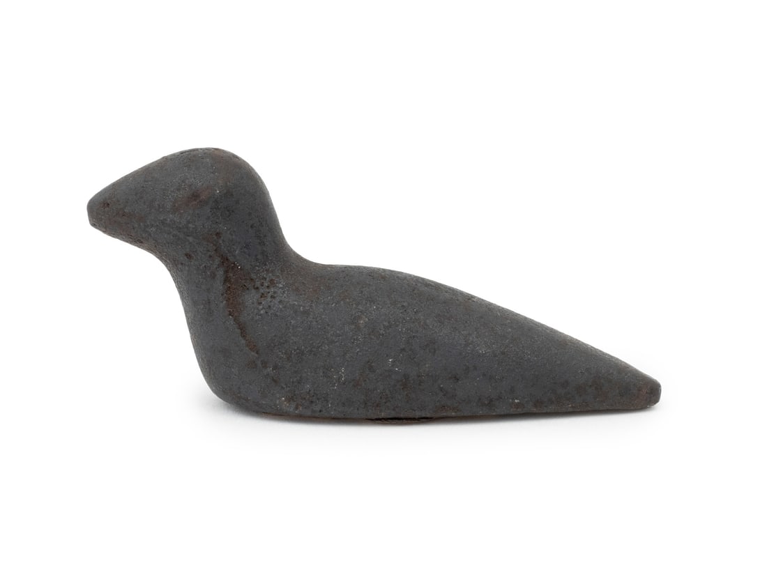 Abercrombie Duck Form Iron Paperweight, ca. 1900 (1 of 7)