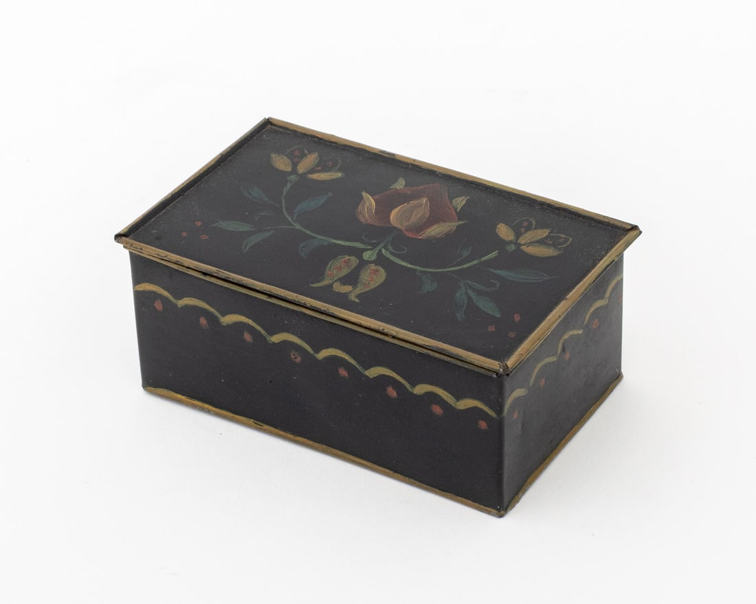 American Painted Toleware Boxes, 19th C., 5 - 10