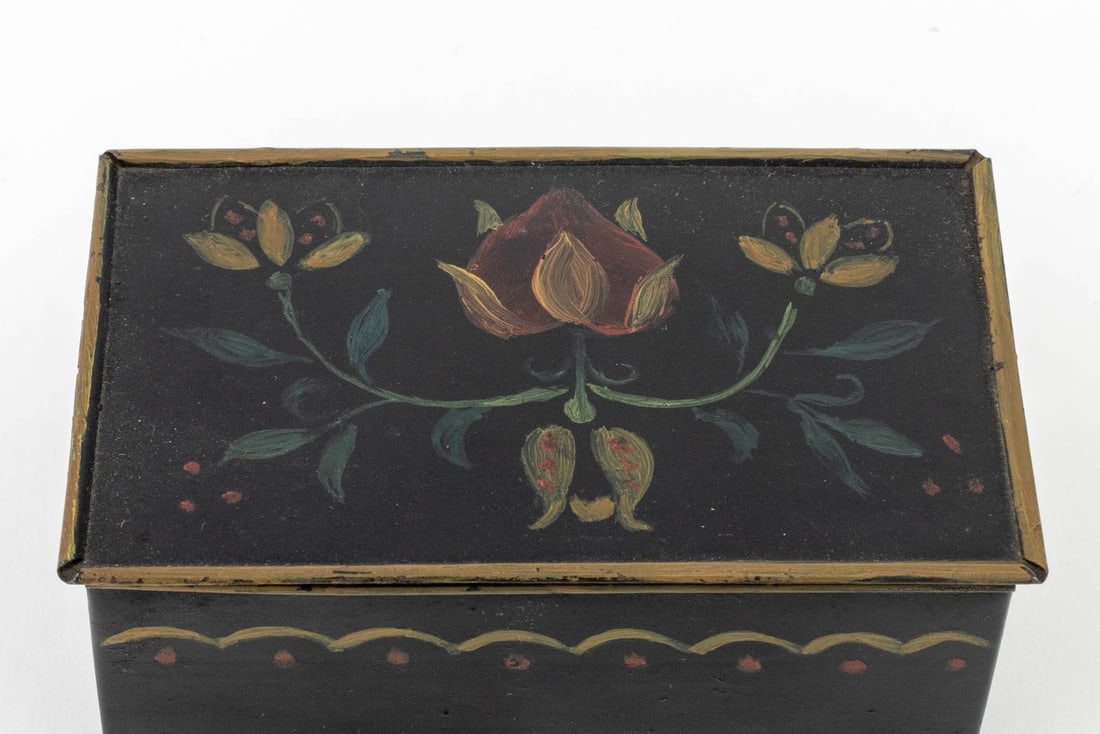 American Painted Toleware Boxes, 19th C., 5 - 11