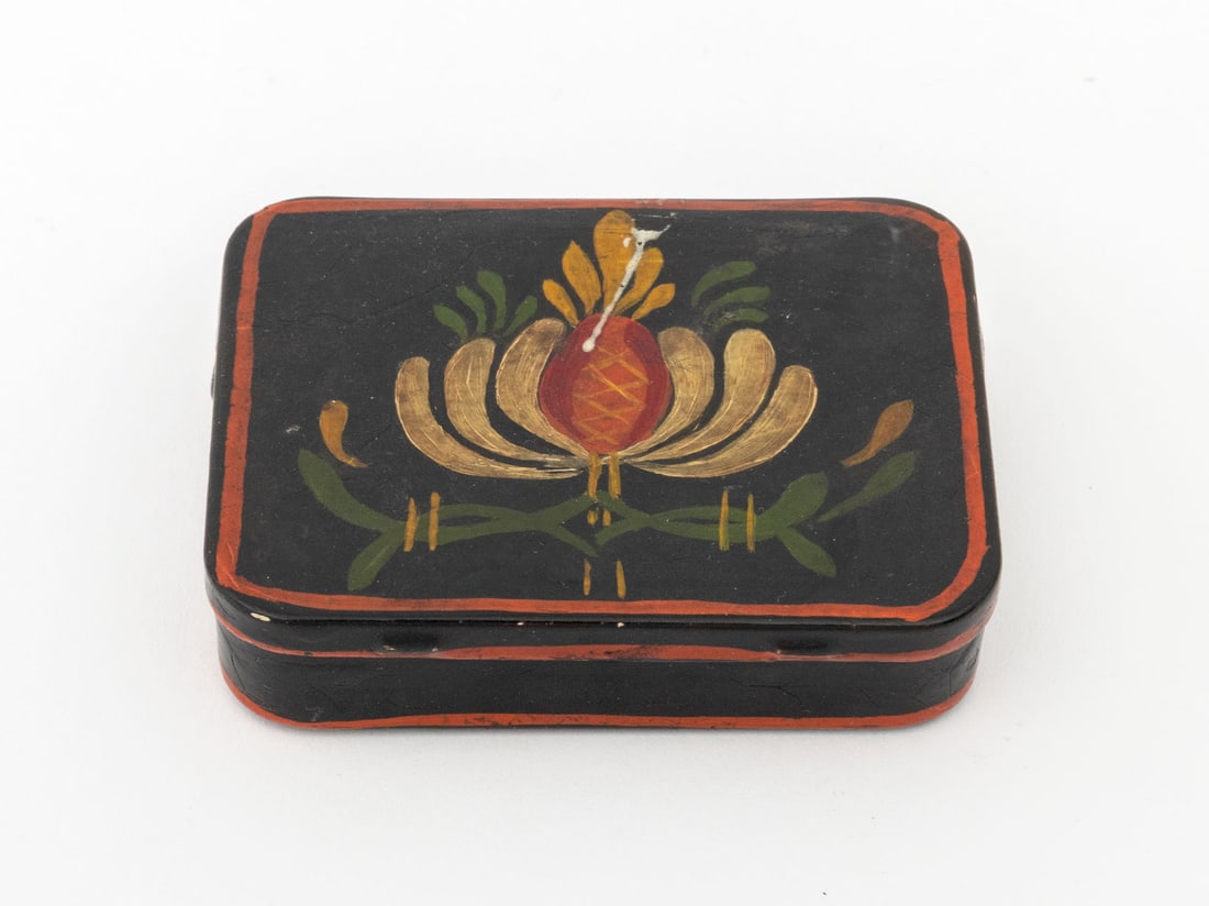 American Painted Toleware Boxes, 19th C., 5 - 13