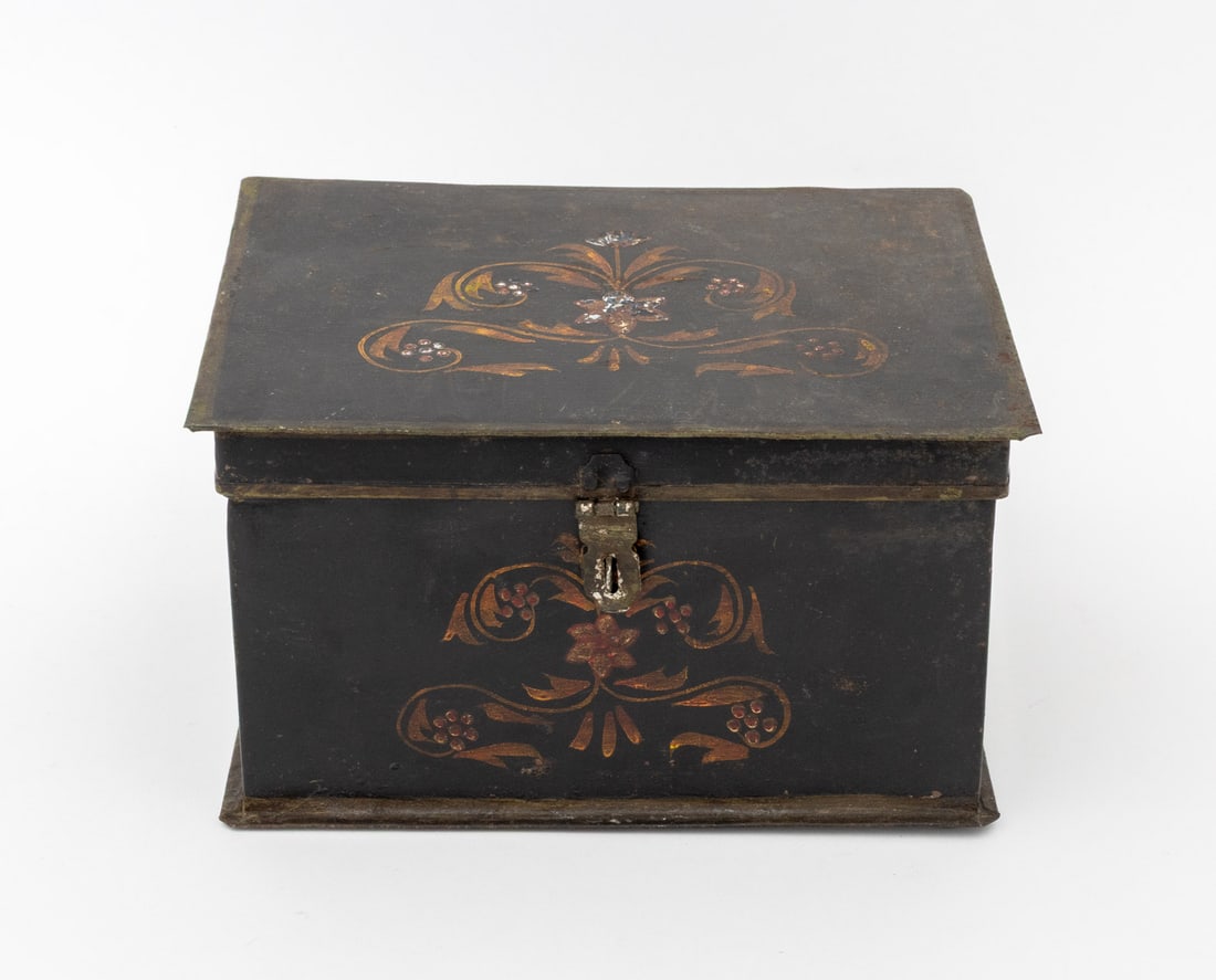 American Painted Toleware Boxes, 19th C., 5 - 3