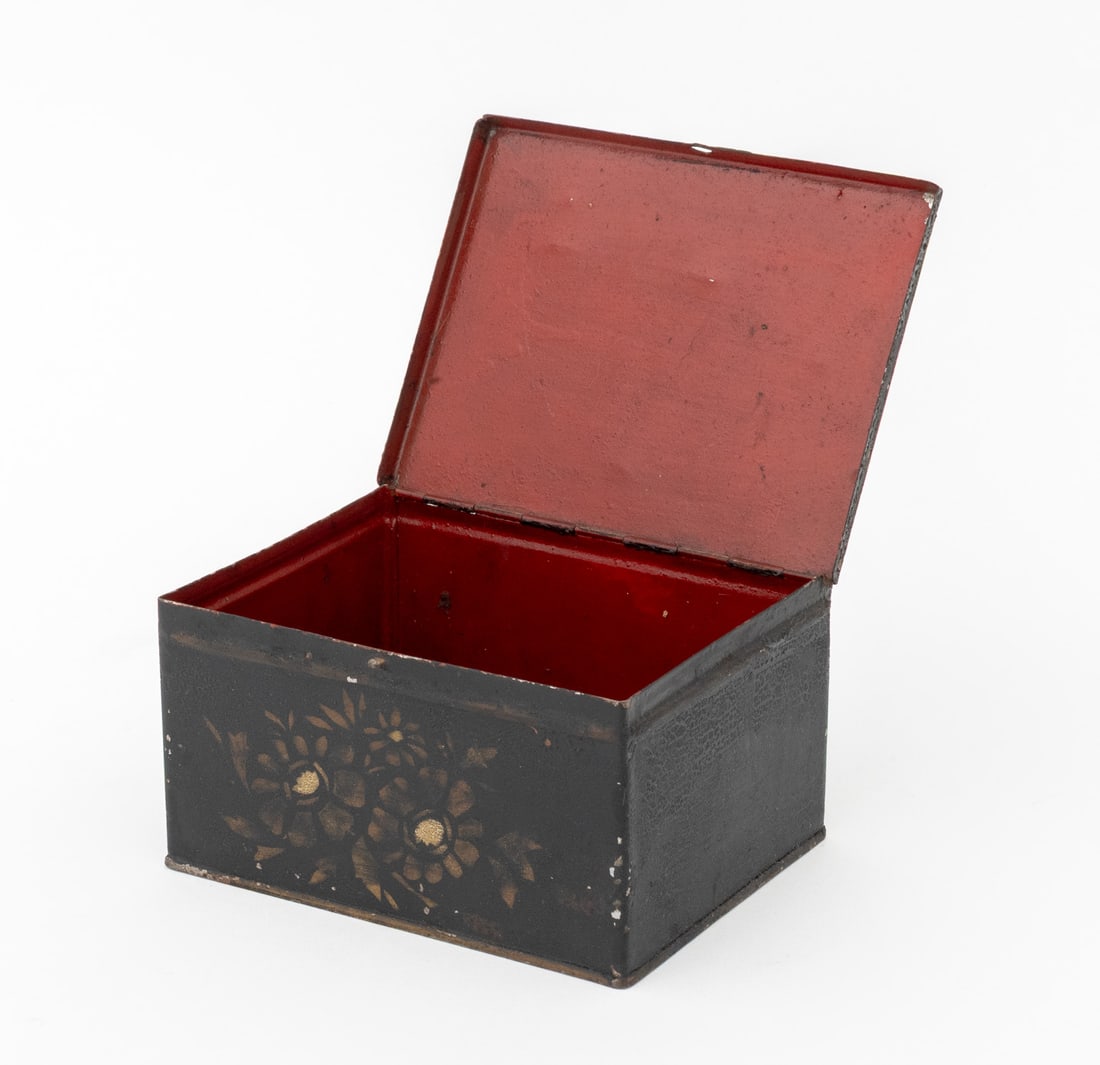 American Painted Toleware Boxes, 19th C., 5 - 7