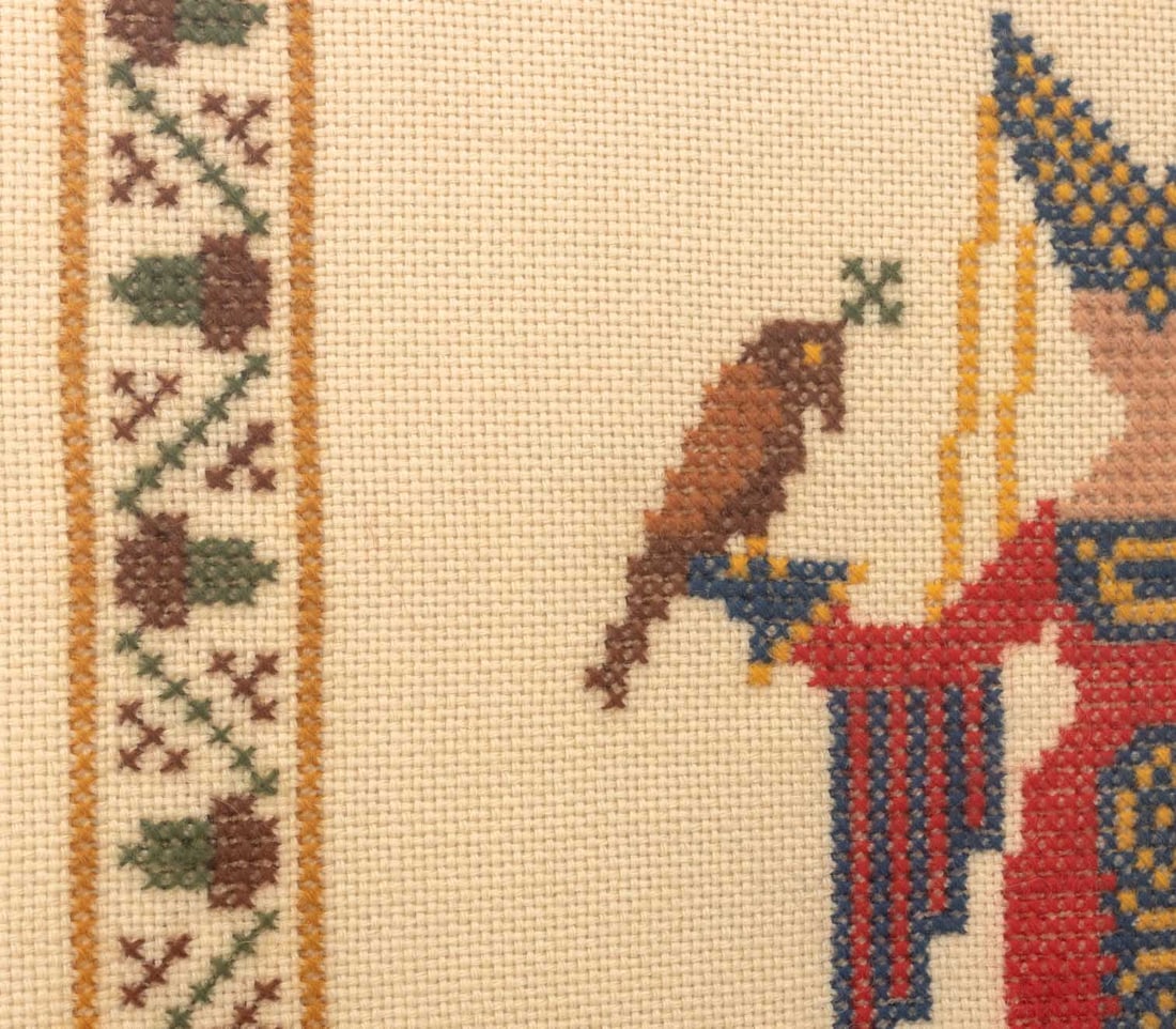 Medieval Revival Needlework Tapestry - 7